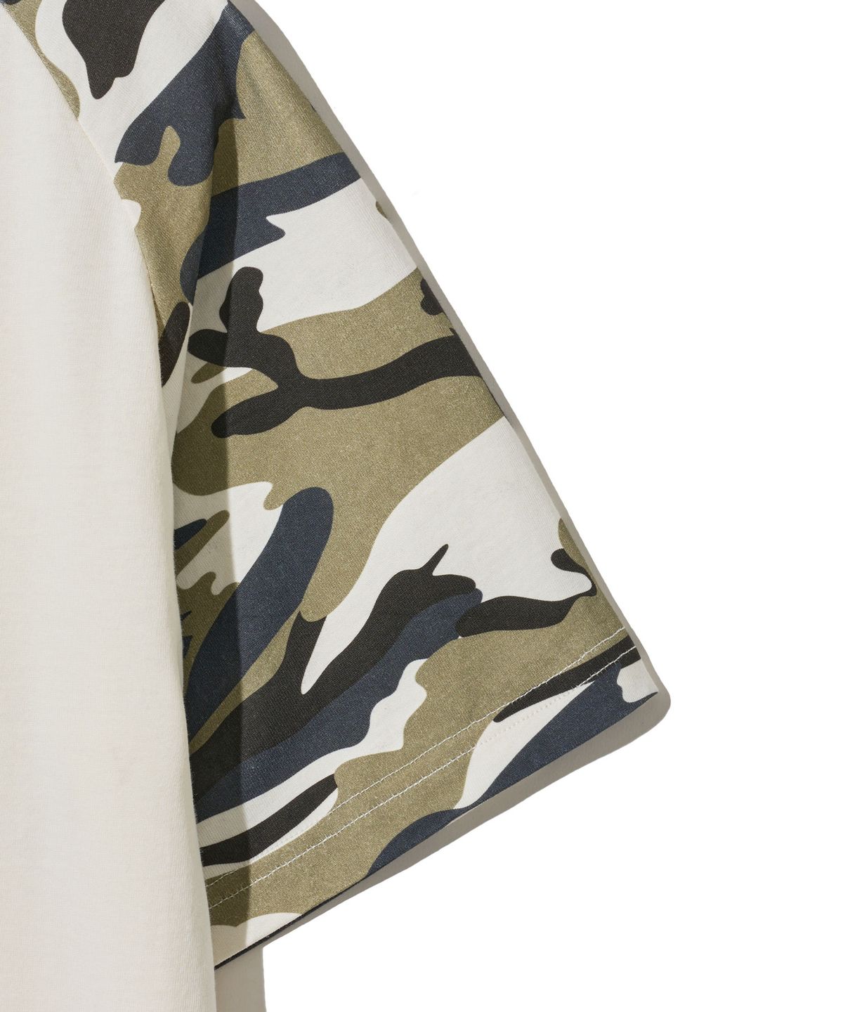 브라운브레스 키즈(BROWNBREATH KIDS) KIDS CAMO TAG TEE - CREAM