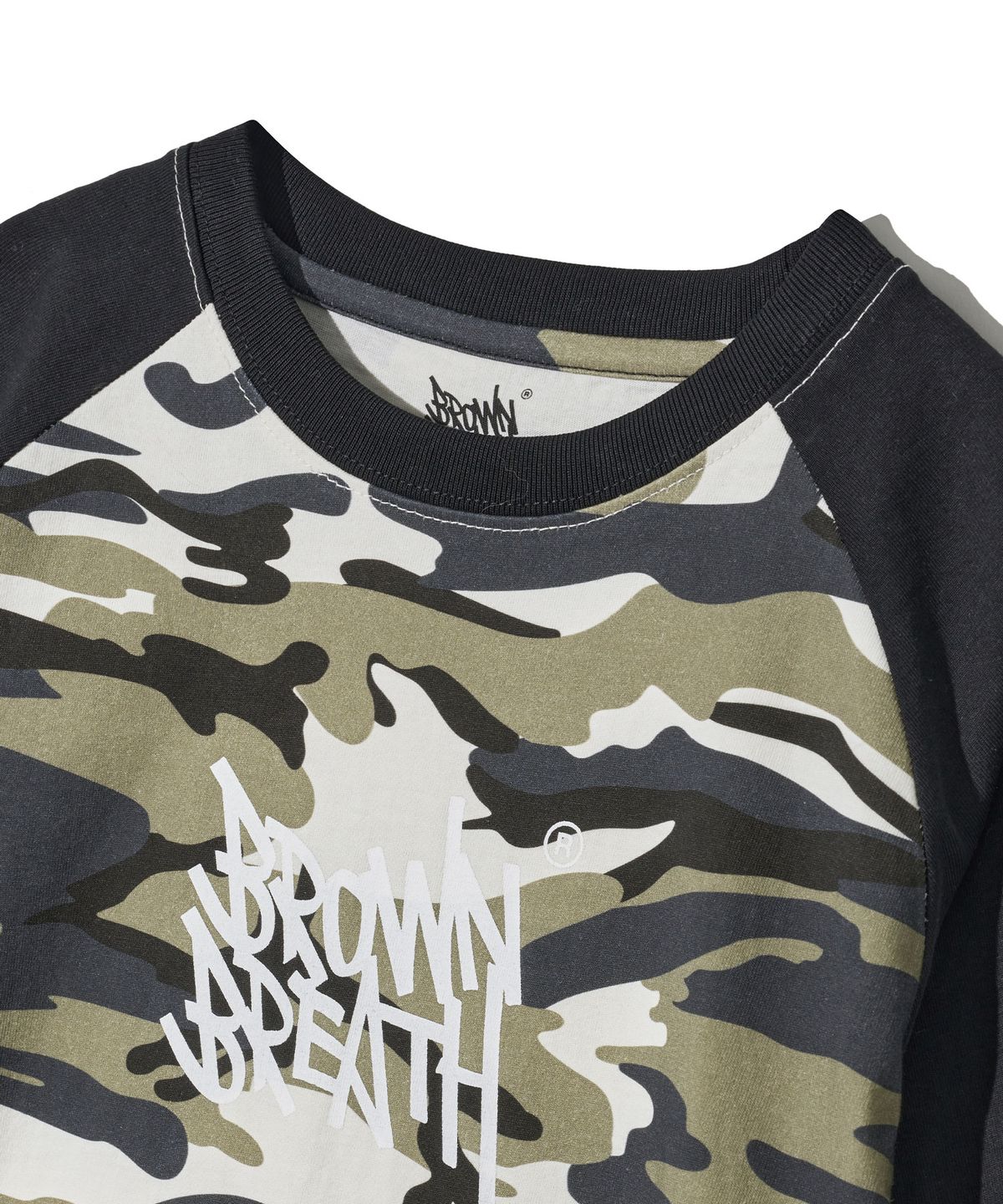 브라운브레스 키즈(BROWNBREATH KIDS) KIDS CAMO TAG TEE - KHAKI