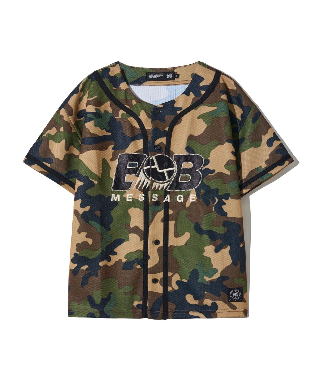브라운브레스 키즈(BROWNBREATH KIDS) KIDS BB BASEBALL SHIRTS - KHAKI