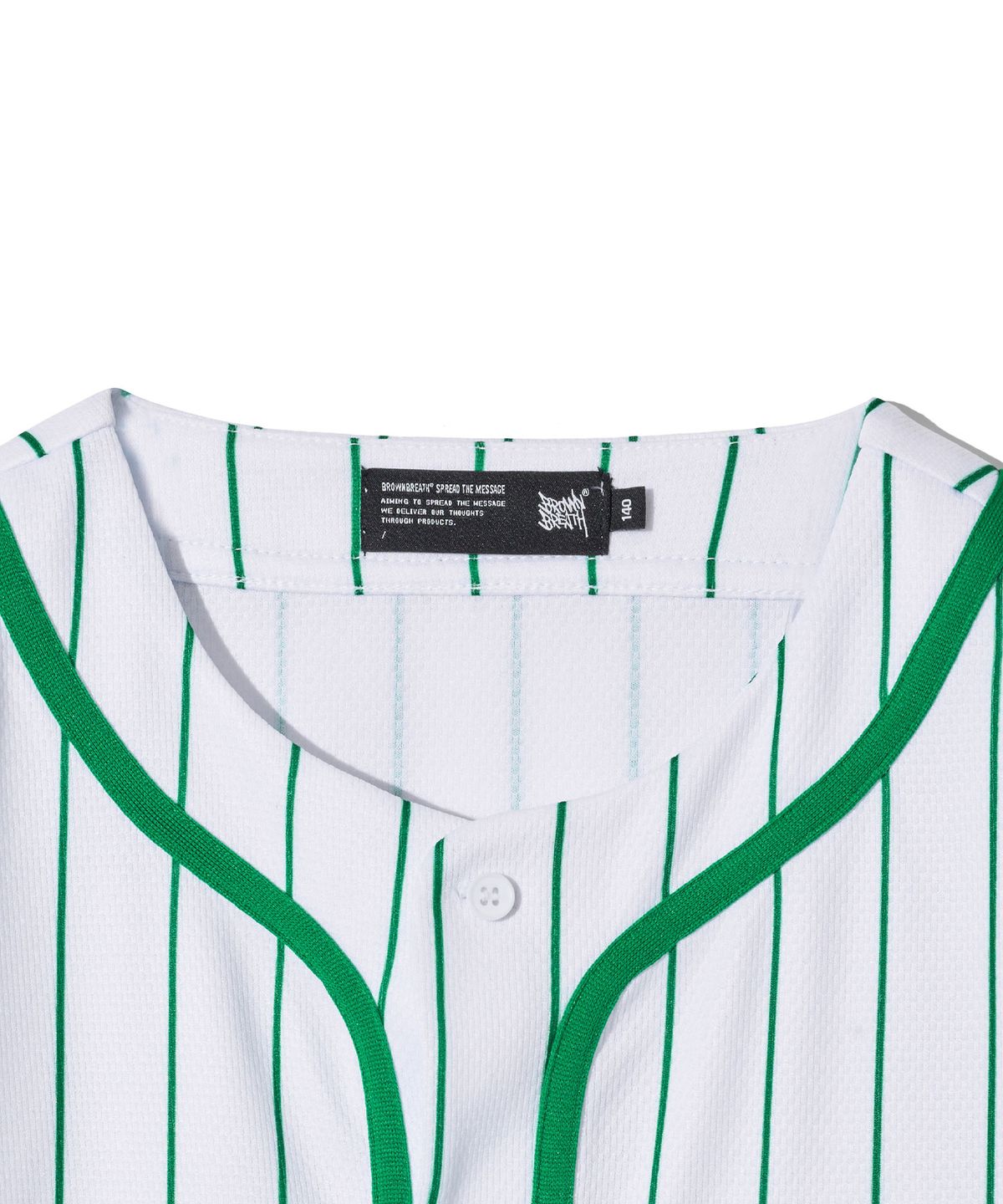 브라운브레스 키즈(BROWNBREATH KIDS) KIDS BB BASEBALL SHIRTS - WHITE