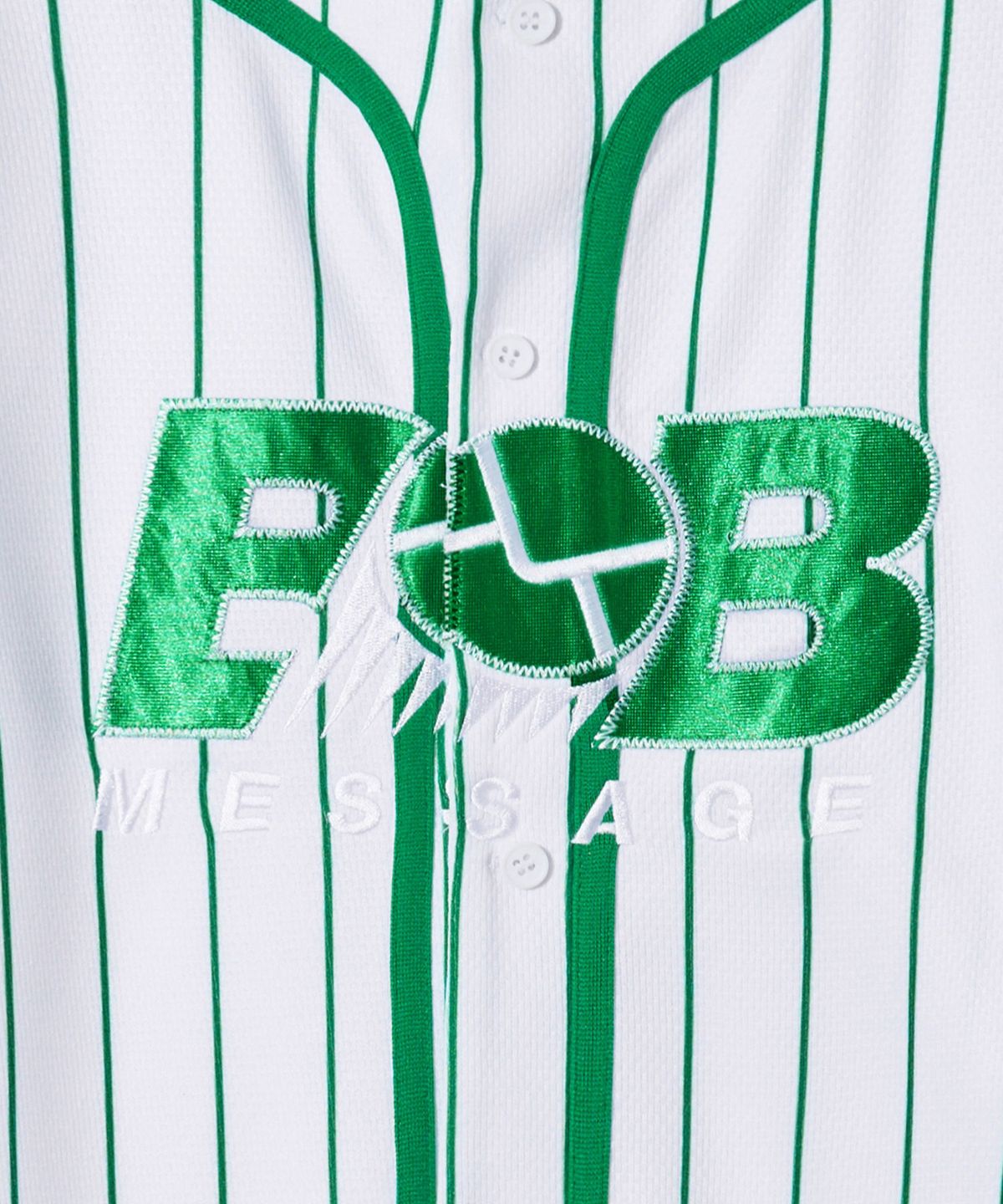 브라운브레스 키즈(BROWNBREATH KIDS) KIDS BB BASEBALL SHIRTS - WHITE