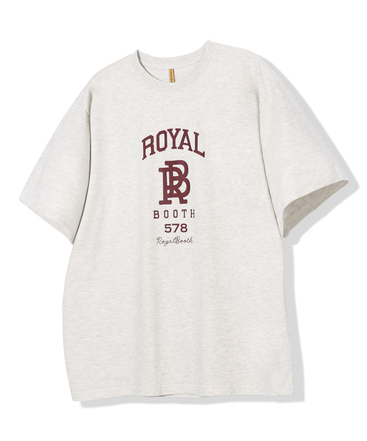 로얄부스(ROYALBOOTH) 메이저 RB 반팔 티셔츠 [오트밀]