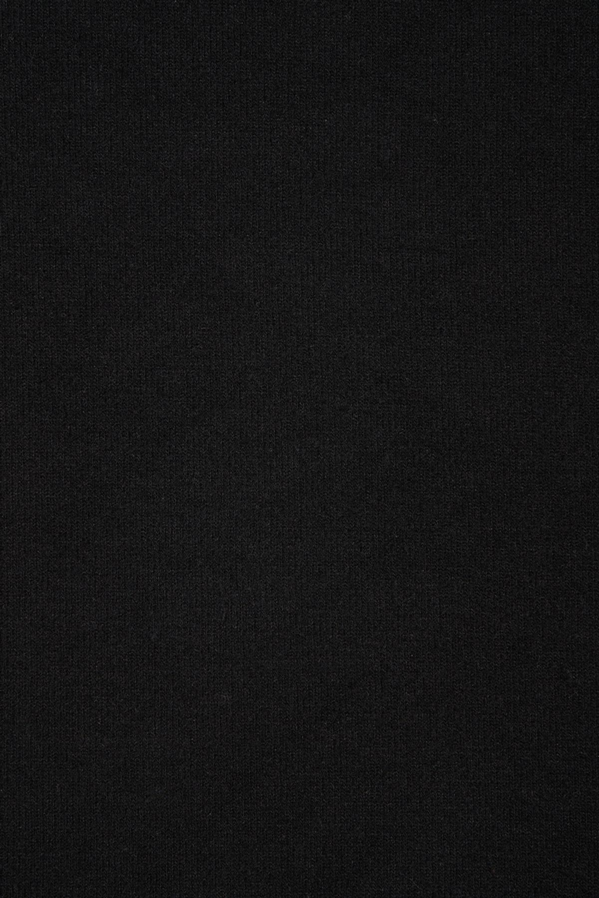 어텐즈(ATTENDS) Restrained boat neck tee shirt (Black)
