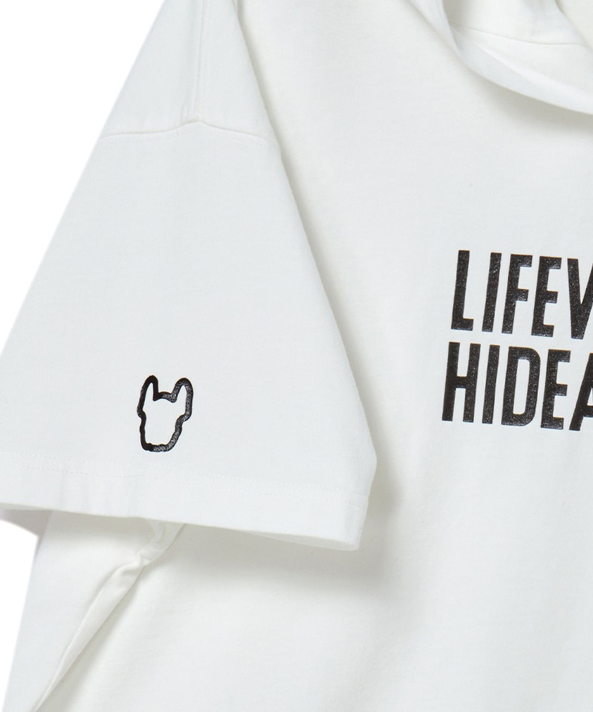 라이프워크(LIFEWORK) 여성) 피그먼트 라이즈 후드 반팔 티셔츠