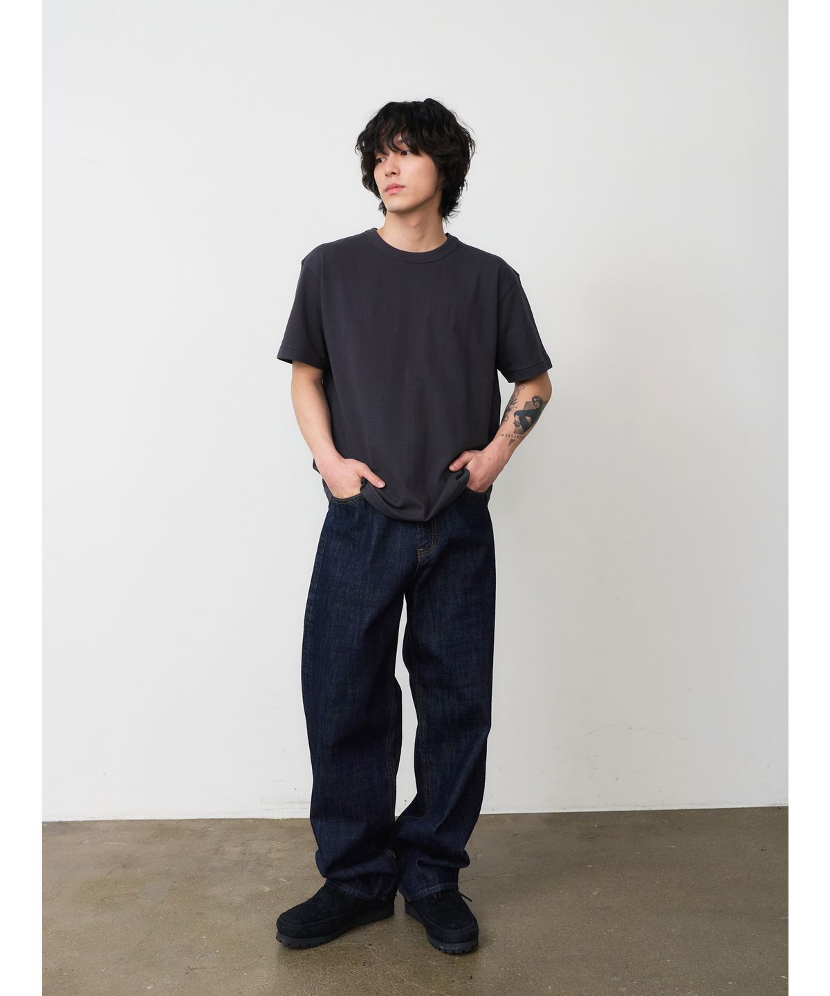 덴메이드(DENMADE) DEN0881 Selvedge Wide Tapered (Mid Indigo)