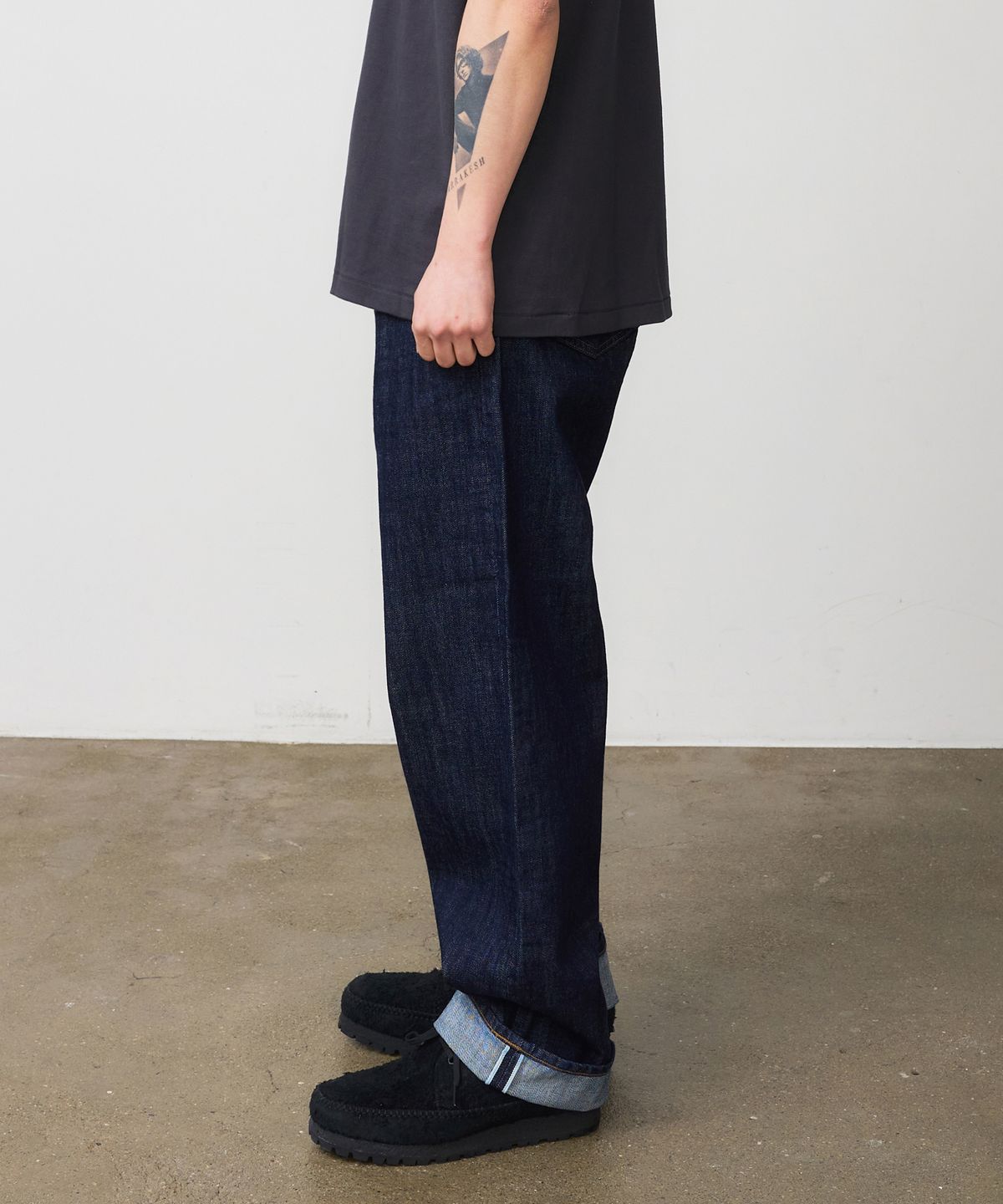 덴메이드(DENMADE) DEN0881 Selvedge Wide Tapered (Mid Indigo)