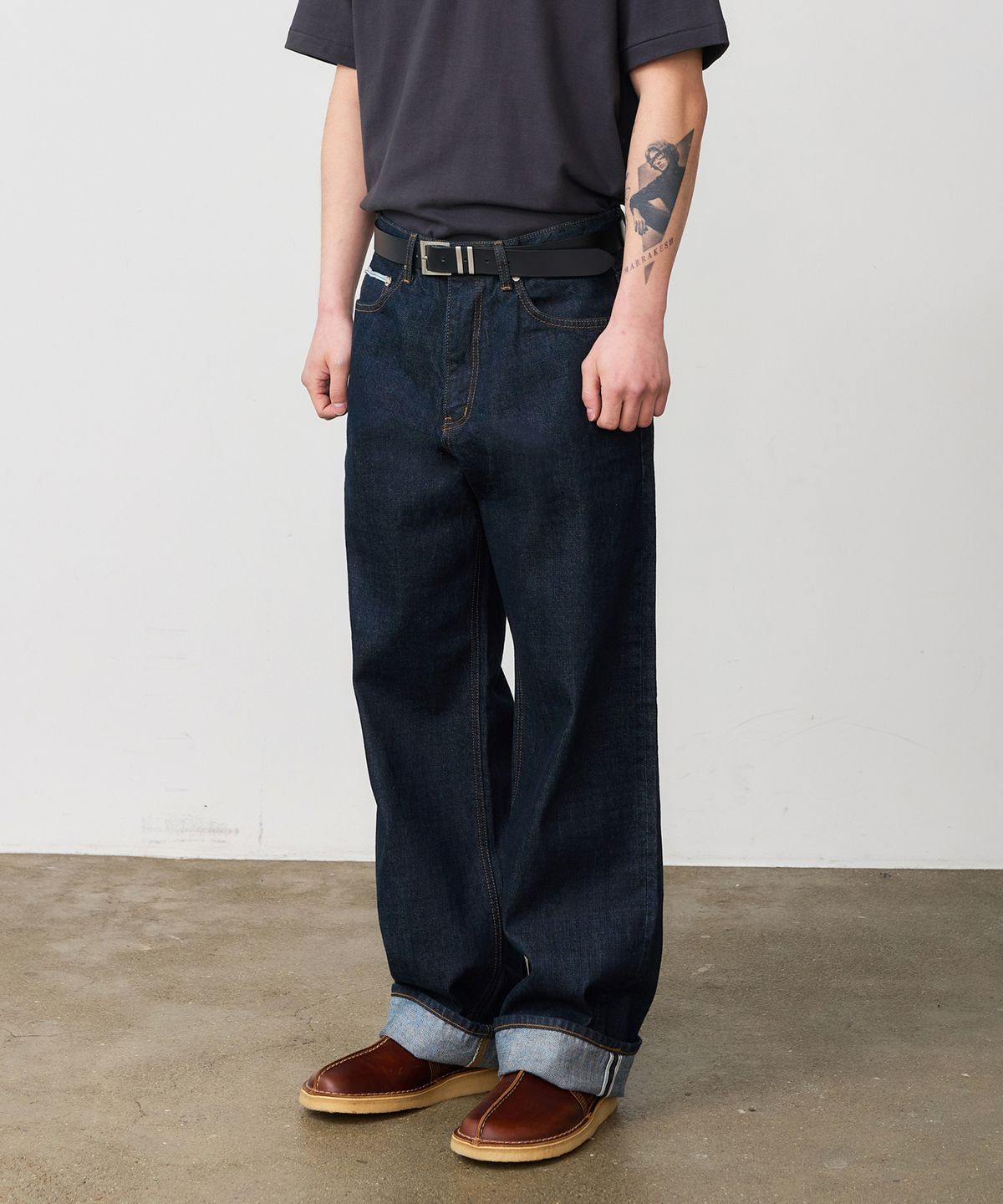 덴메이드(DENMADE) DEN0901 Selvedge Extra Wide Fit (Deep Indigo)