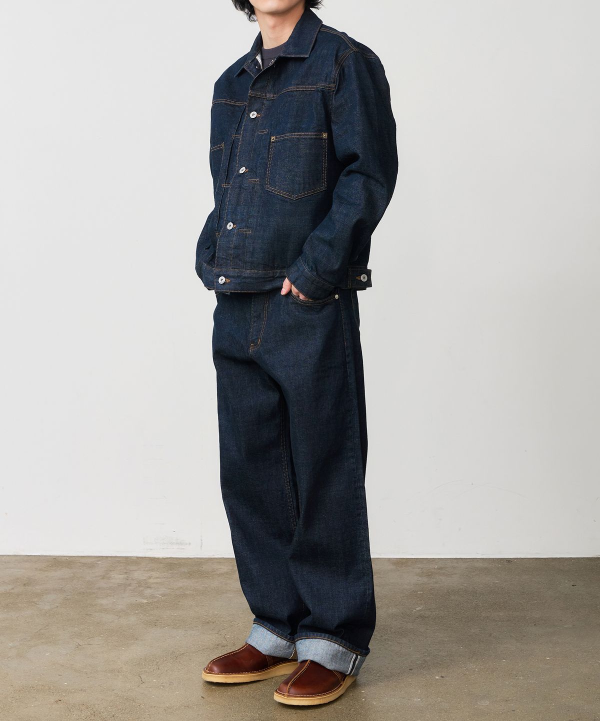 덴메이드(DENMADE) DEN0901 Selvedge Extra Wide Fit (Deep Indigo)
