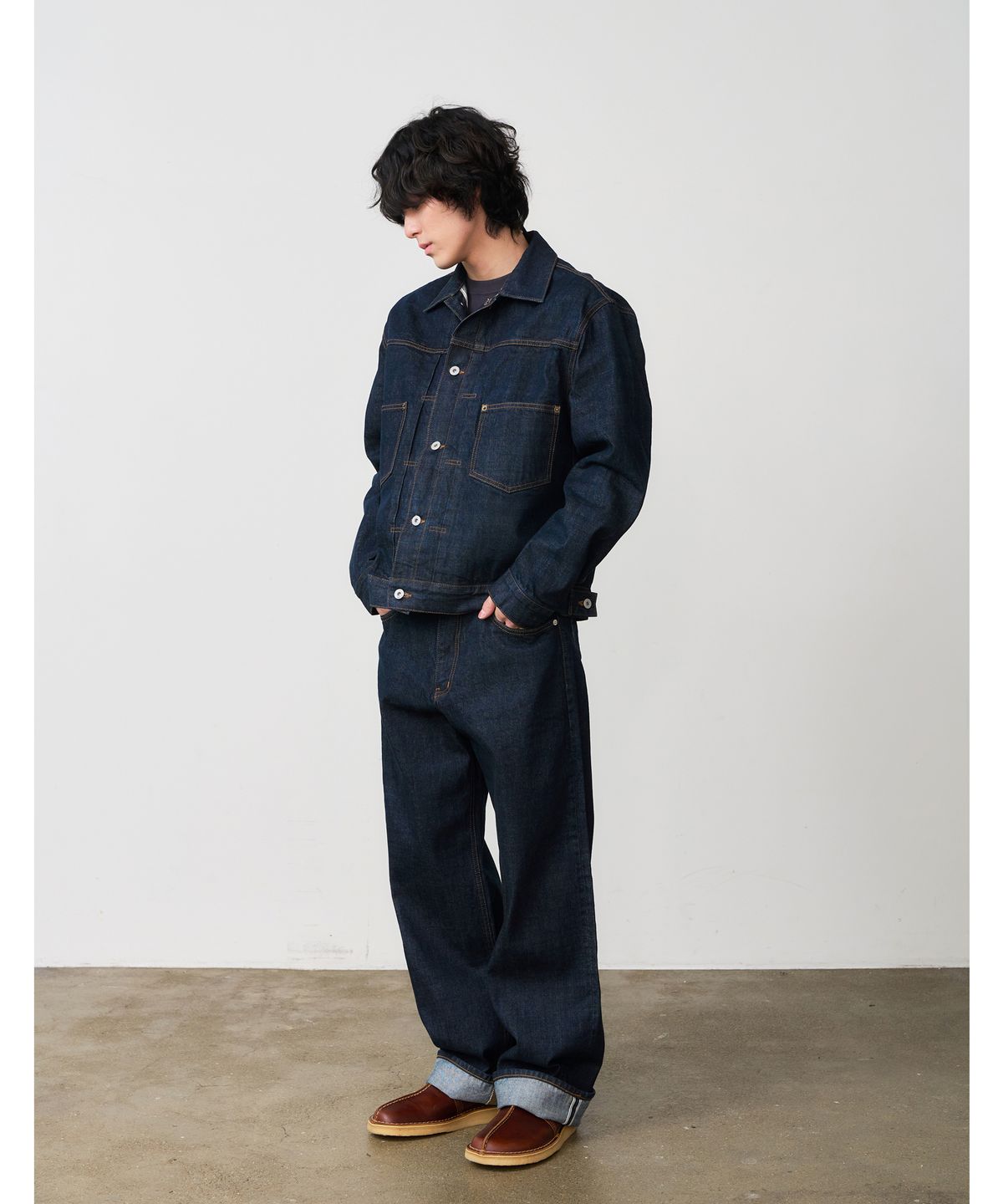 덴메이드(DENMADE) DEN0901 Selvedge Extra Wide Fit (Deep Indigo)