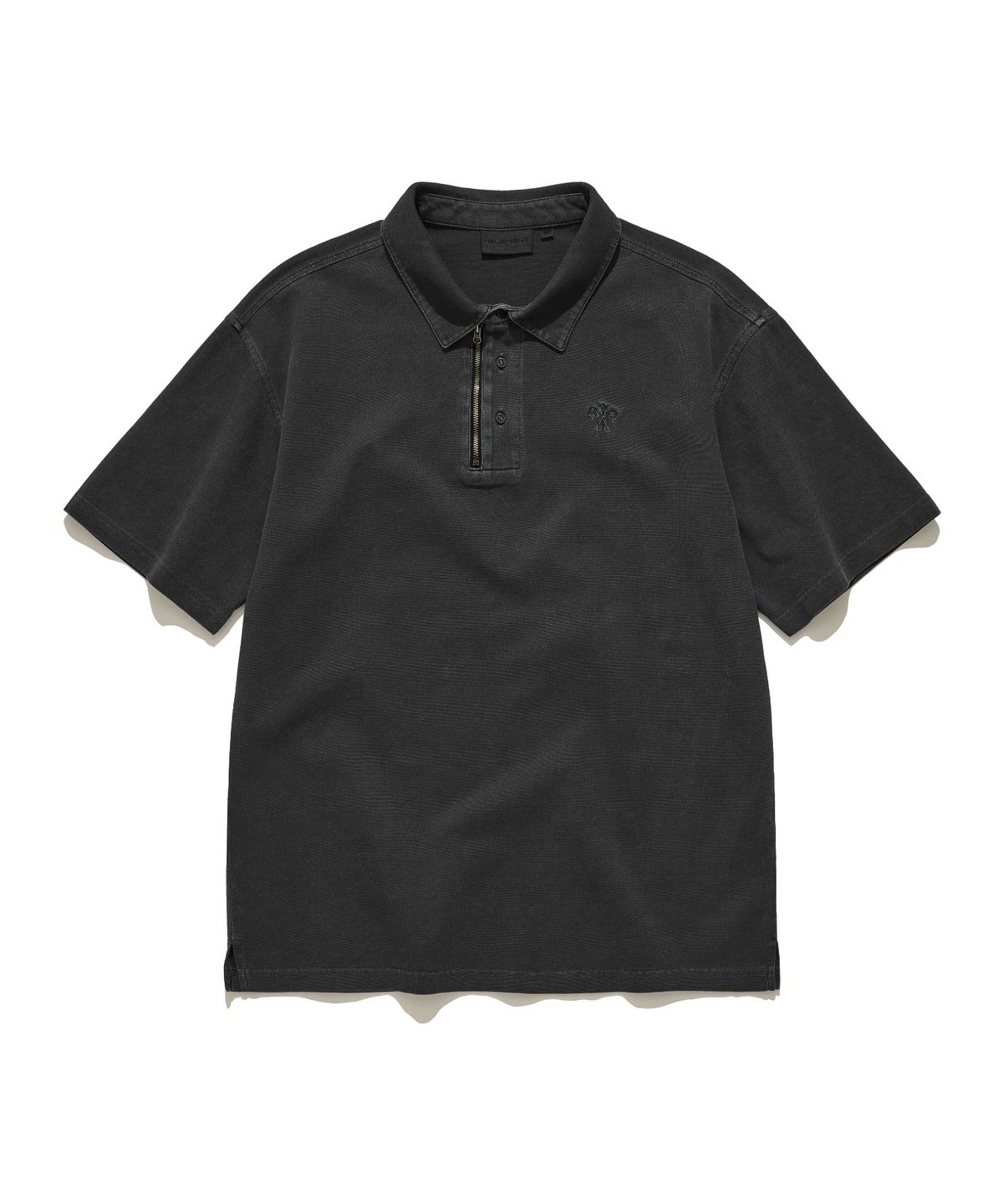 힐리먼트(HELEMENT) 피그먼트 메탈 PQ 반팔티셔츠 (BLACK)