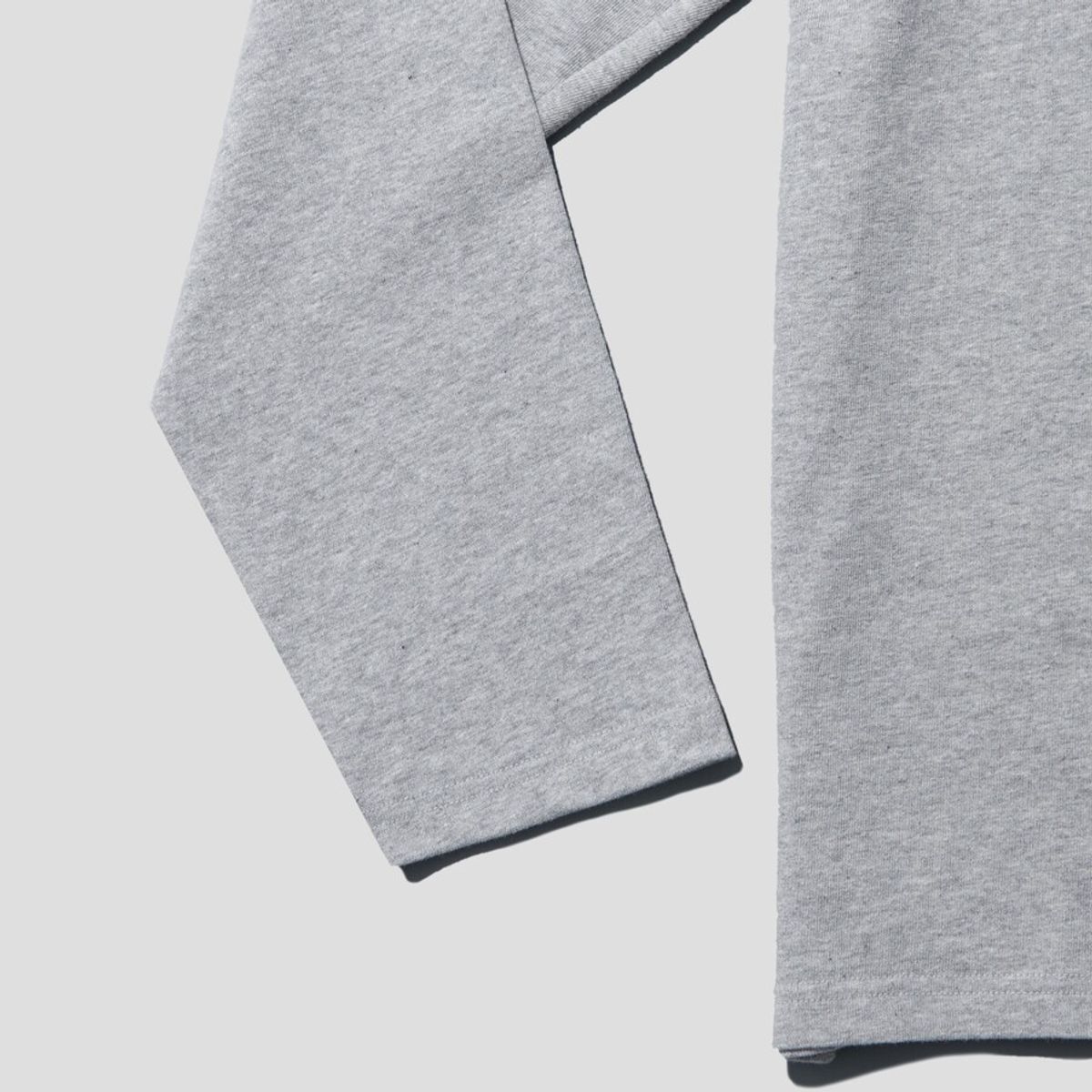 어텐즈(ATTENDS) Basic Long Sleeve Tee Shirt (Gray)