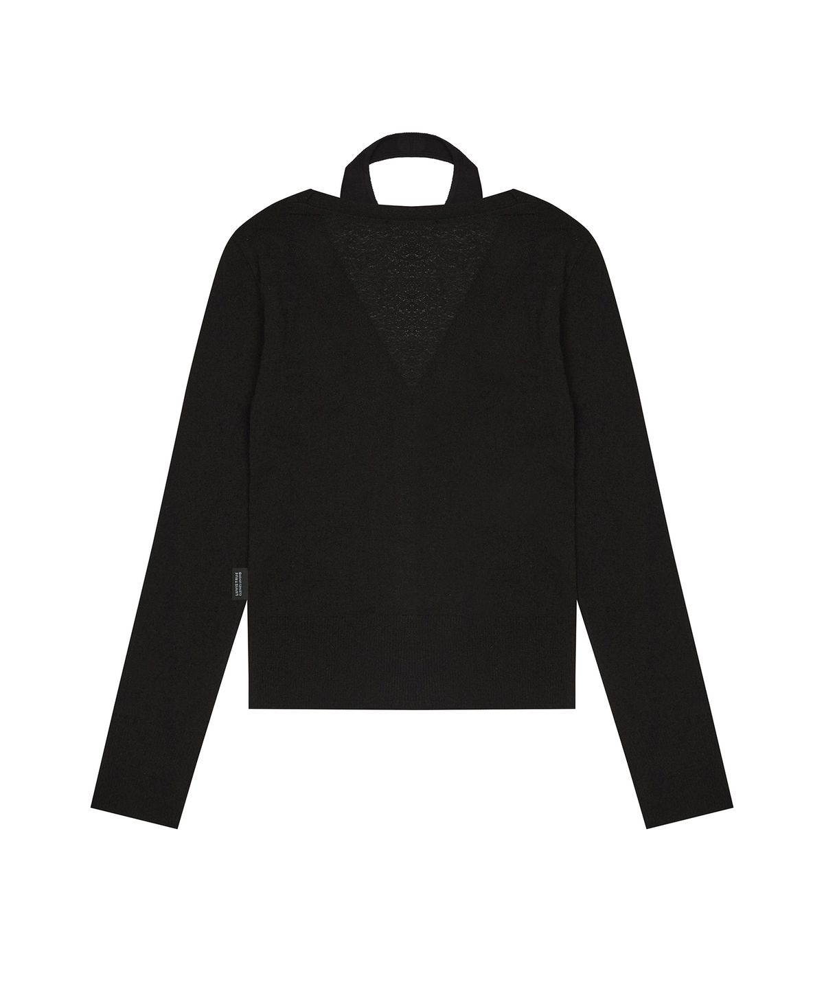 러브이즈트루(LUVISTRUE) LVTR HALTERNECK CARDIGAN SET(BLACK)