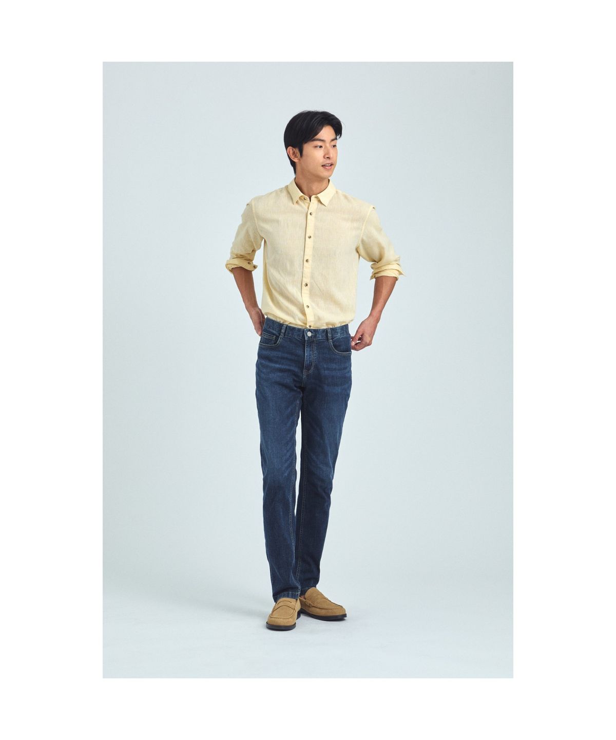 브렌우드(BRENTWOOD) 스탠다드핏 쿨맥스 데님 BRPDM25512NYX