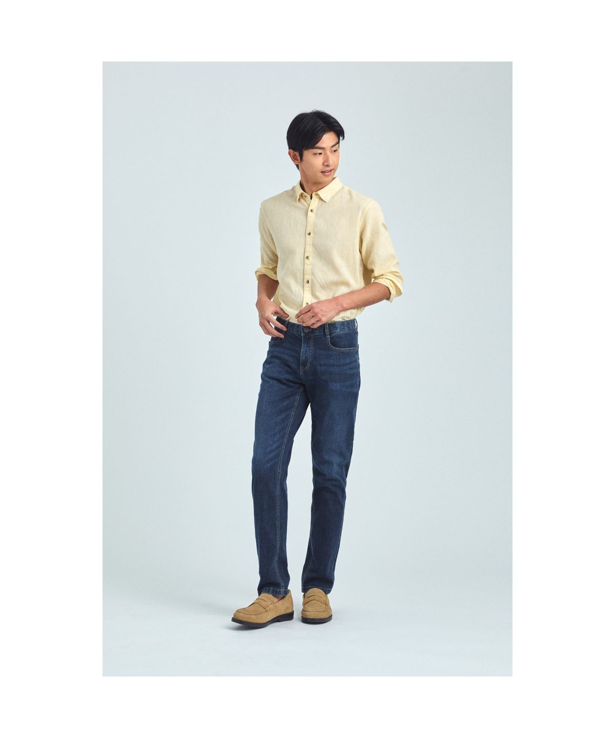 브렌우드(BRENTWOOD) 스탠다드핏 쿨맥스 데님 BRPDM25512NYX