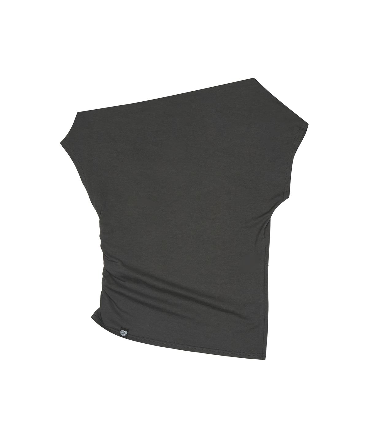 러브이즈트루(LUVISTRUE) SM GLITTER OFFSHOULDER TEE(CHARCOAL)
