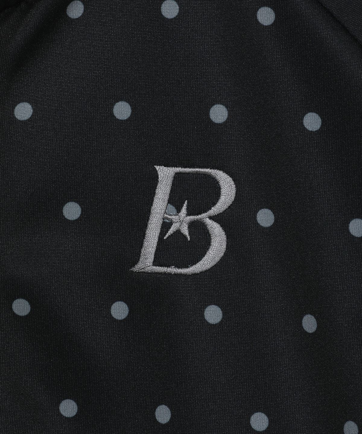바우프(BAUF) 도트 집업 져지 [블랙]