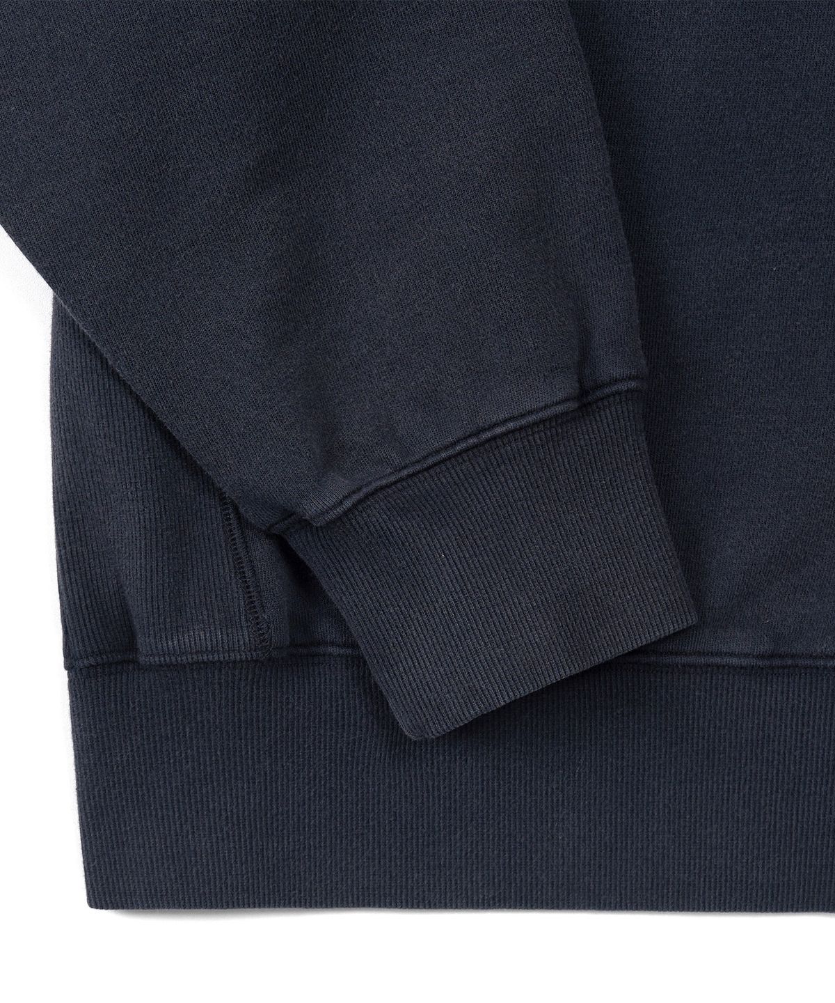 엑스컨테이너(EXCONTAINER) VTG 워시드 라운드 스웻 셔츠 (SMOKE NAVY)
