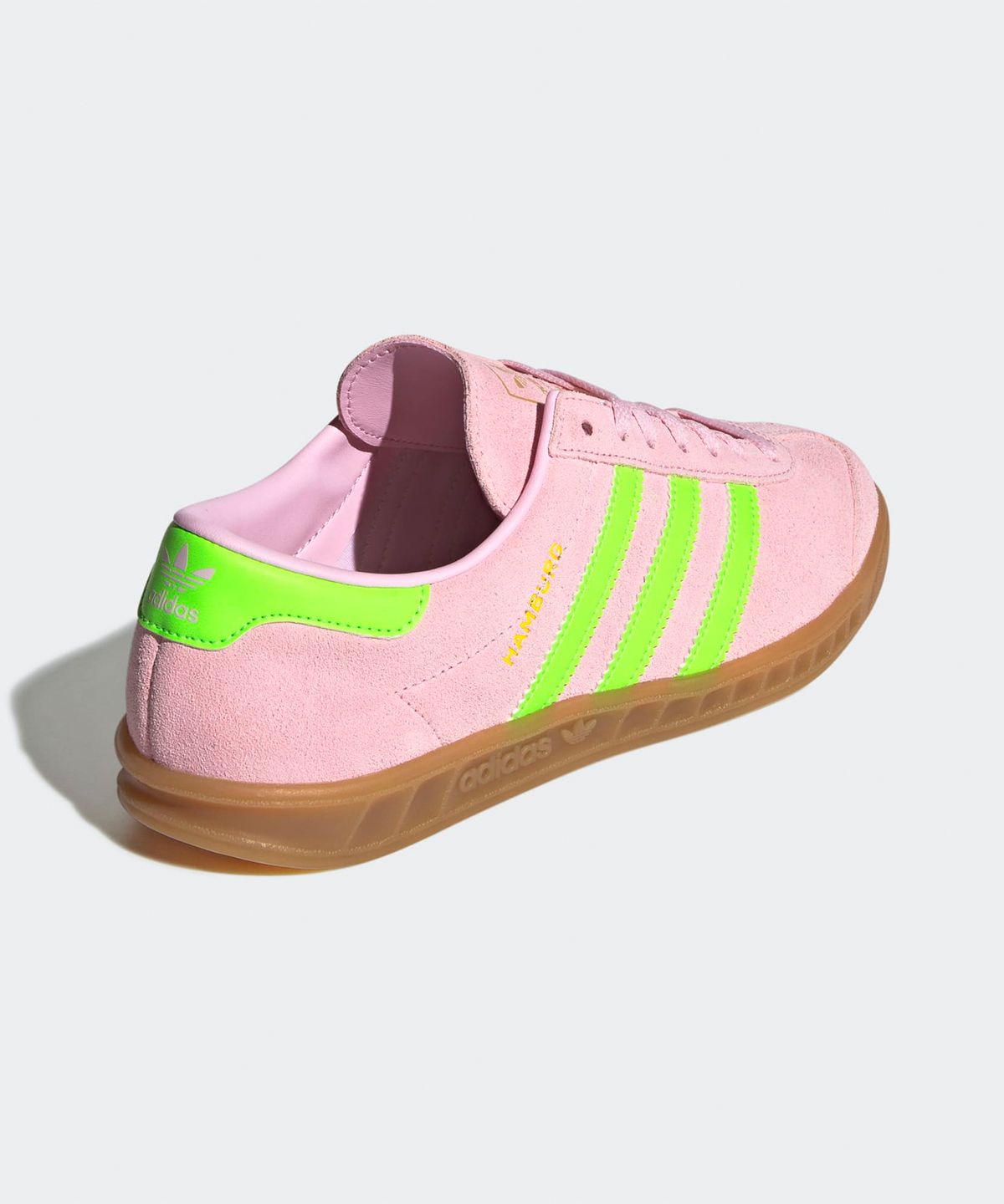 아디다스(ADIDAS) 함부르크  - 핑크:솔라그린 / JS0683