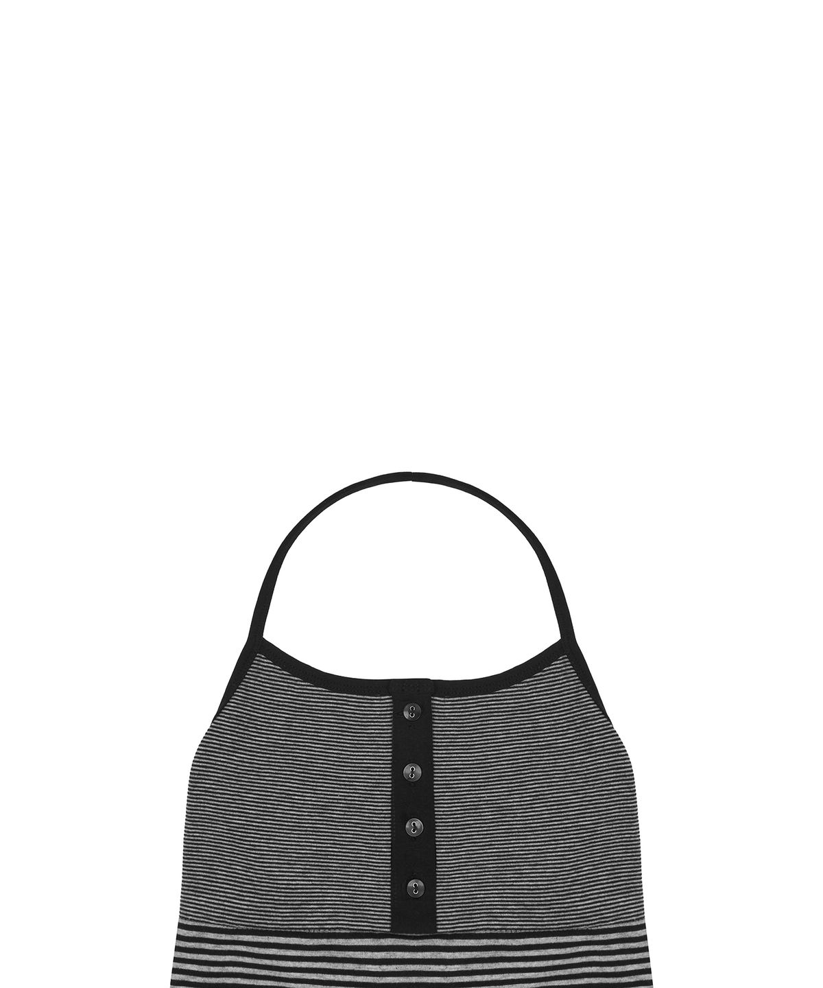 러브이즈트루(LUVISTRUE) SM STRIPE HALTERNECK(BLACK)