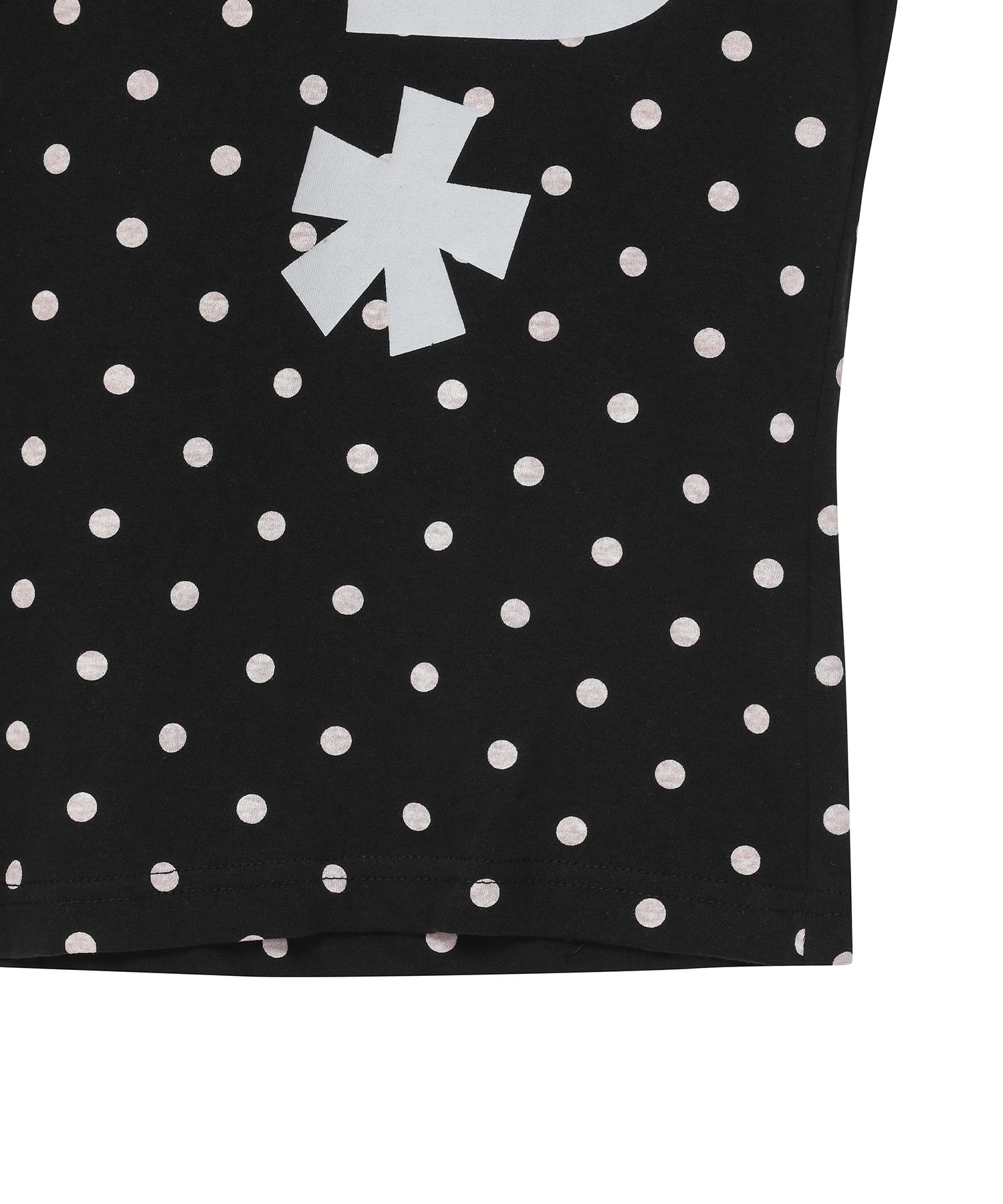 MUSINSA | BAUF B logo slim fit t-shirt [dot black]