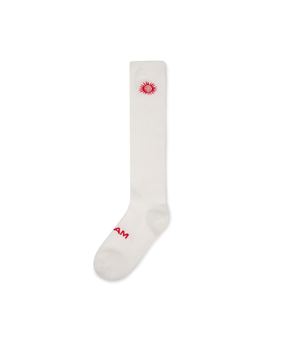 아캄(AAKAM) [2PACK] Sun Printed Long Socks (White)