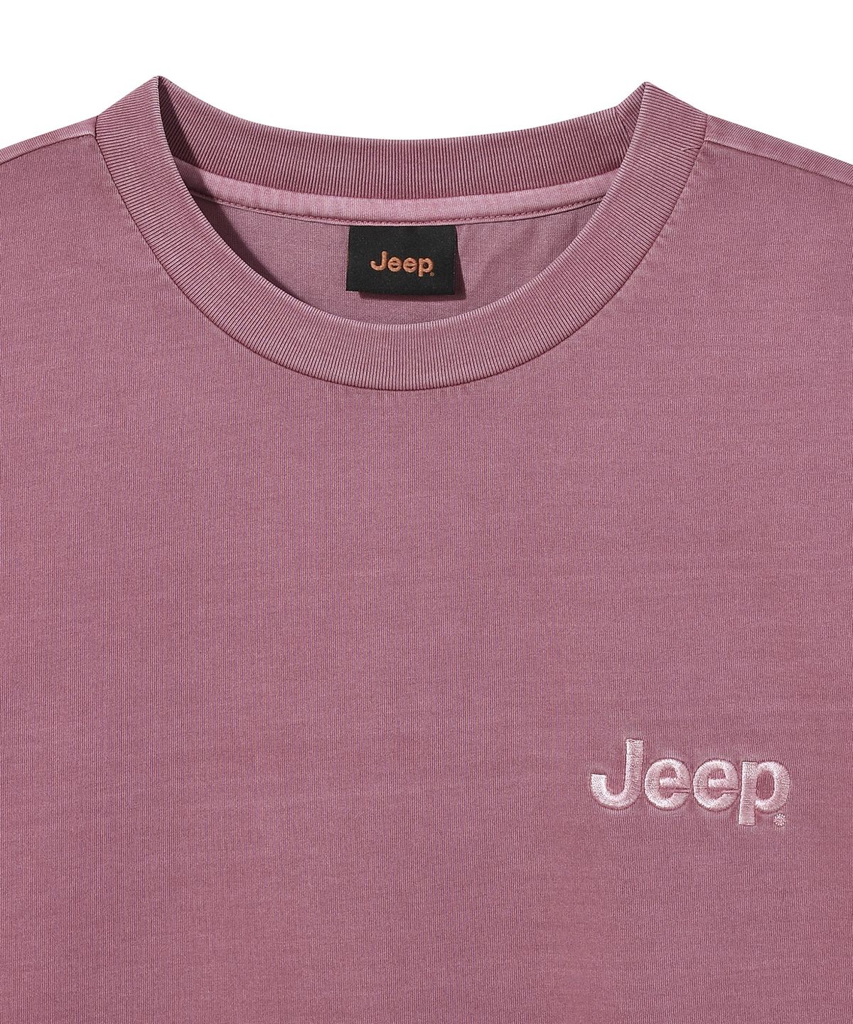 지프(JEEP) 피그먼트 M-Logo 그래픽 반팔티 (JQ5TSU673PK)