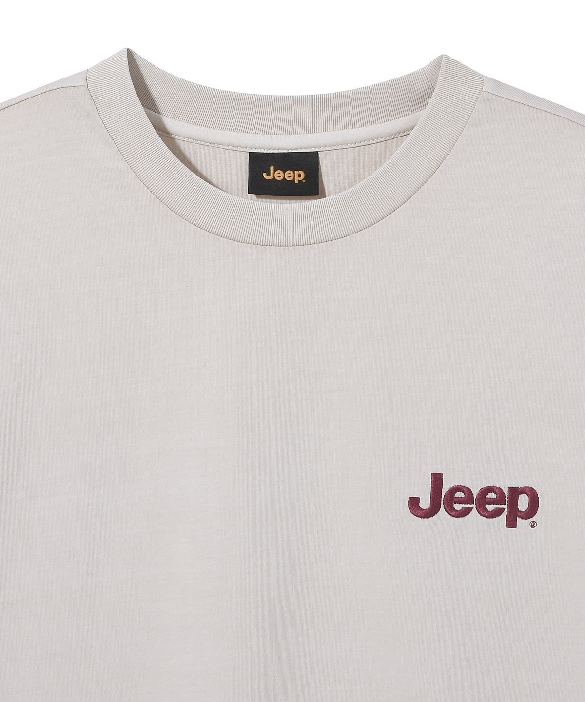 지프(JEEP) 피그먼트 M-Logo 그래픽 반팔티 (JQ5TSU673IV)