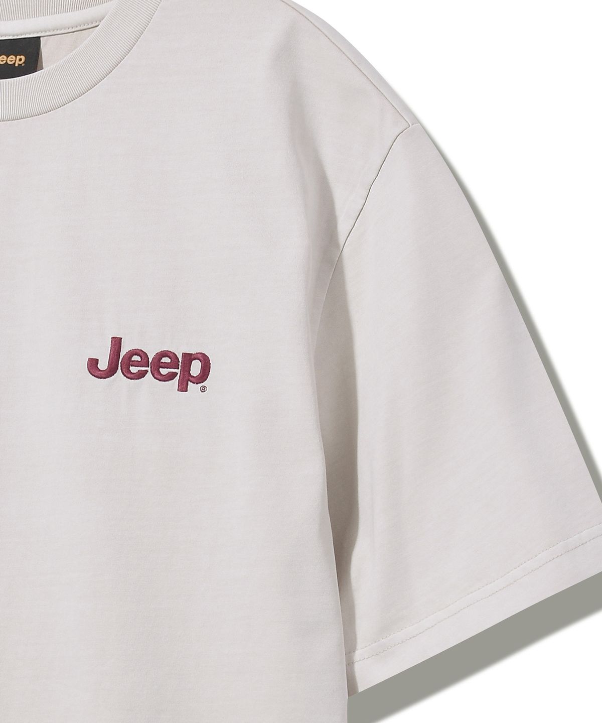 지프(JEEP) 피그먼트 M-Logo 그래픽 반팔티 (JQ5TSU673IV)