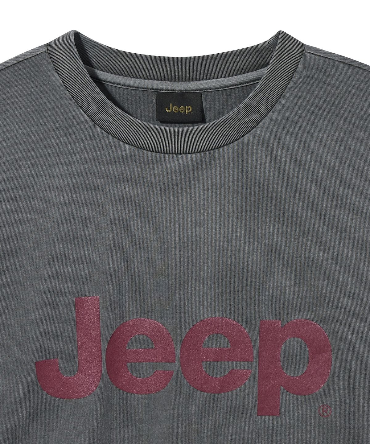 지프(JEEP) 피그먼트 빅 로고 반팔티 (JQ5TSU691DG)