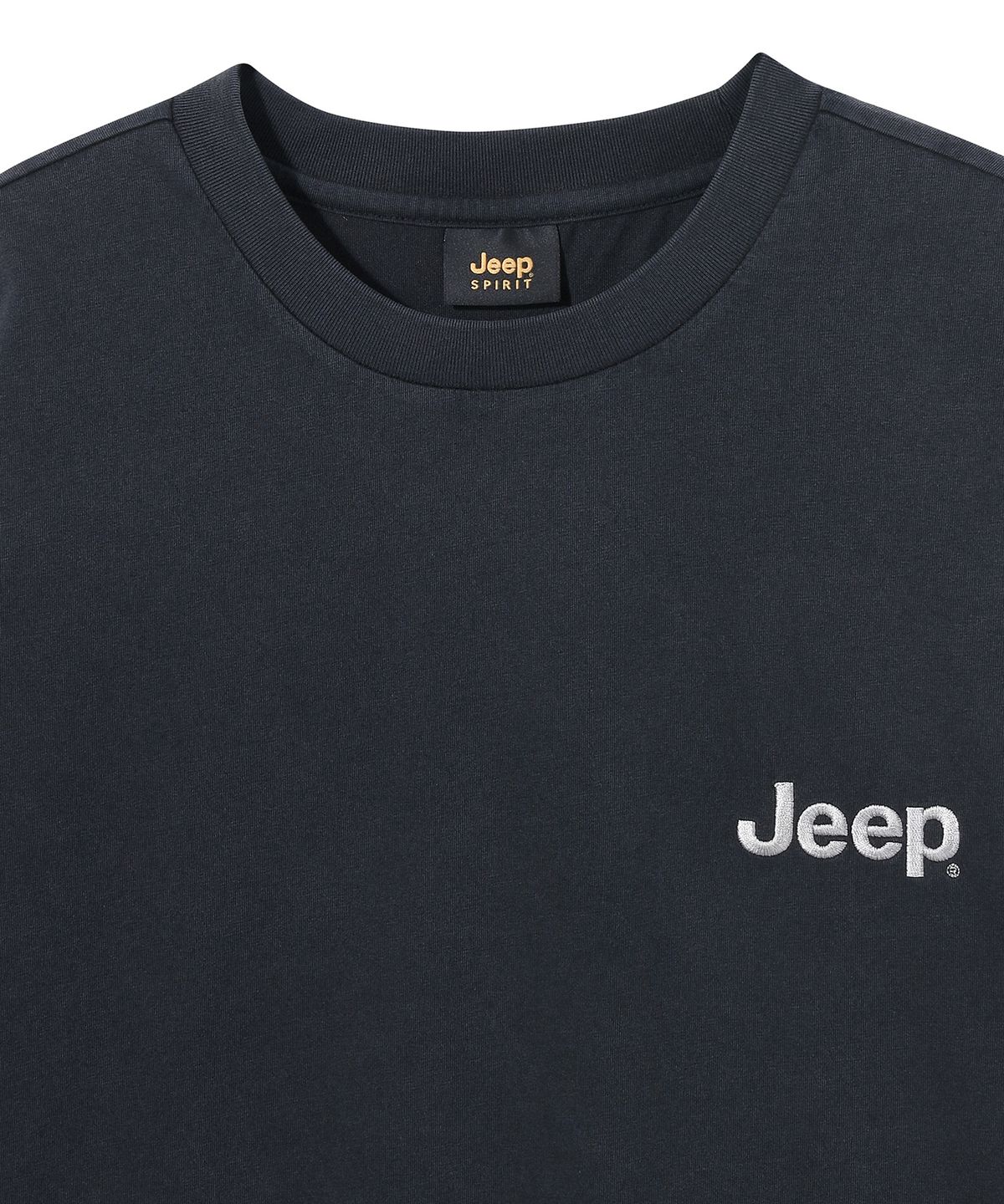 지프(JEEP) 피그먼트 M-Logo 그래픽 반팔티 (JQ5TSU673BK)