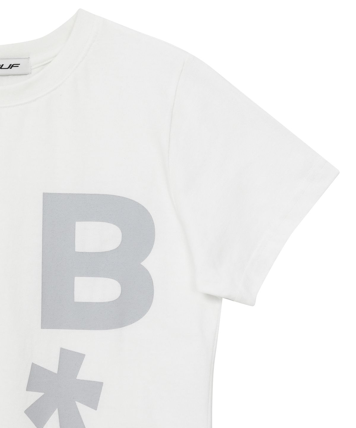 바우프(BAUF) B logo 슬림핏 티셔츠 [화이트]