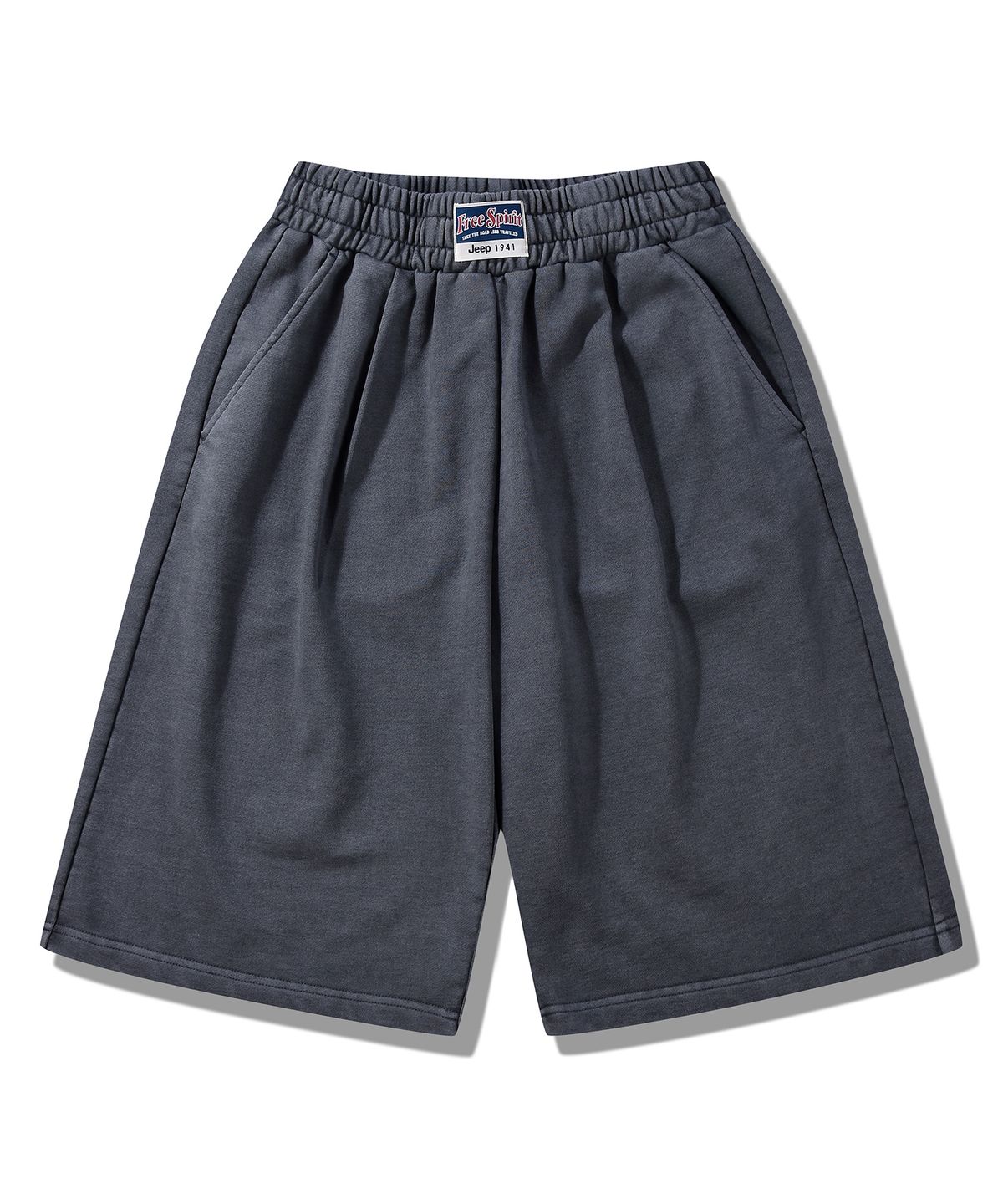 지프(JEEP) DUSTY 피그먼트 라벨 버뮤다 팬츠 (JQ5TSU674GR)