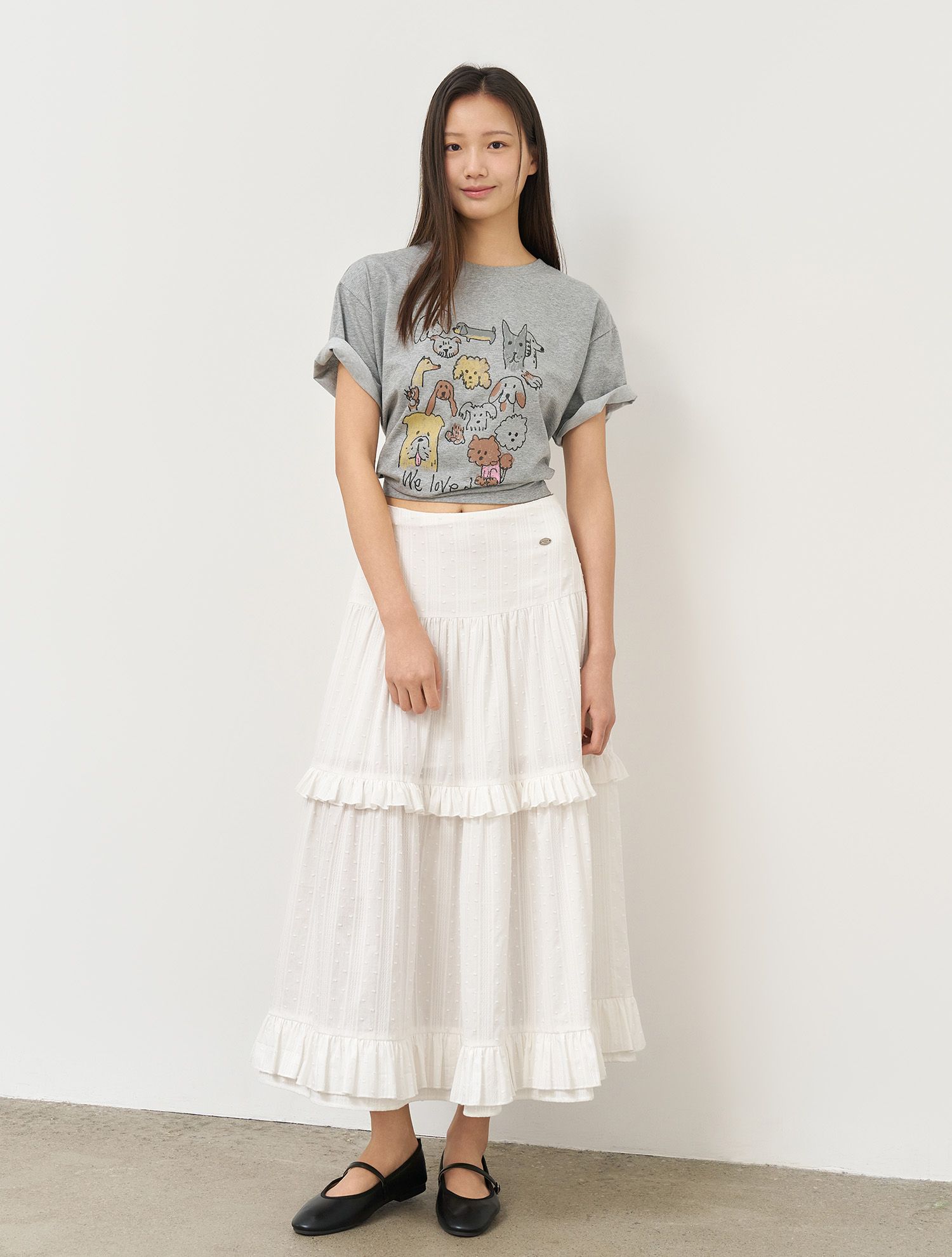 【GENERAL IDEA】Puppy Friends ジャガード半袖Tシャツ MUSINSA公式 | GENERAL IDEA Puppy Friends Loose Fit Short