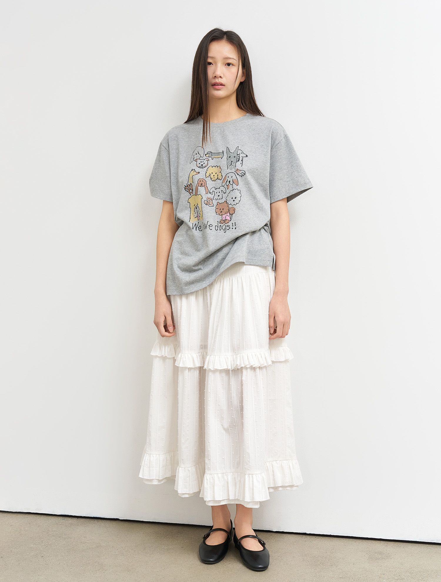【GENERAL IDEA】Puppy Friends ジャガード半袖Tシャツ MUSINSA公式 | GENERAL IDEA Puppy Friends Loose Fit Short