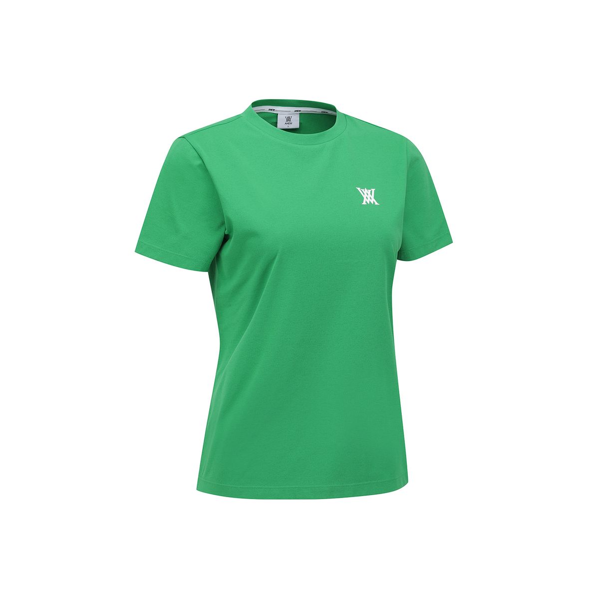 어뉴골프(ANEW GOLF) WOMEN SM ESSENTIAL ROUND SHORT T-SHIRT_GN