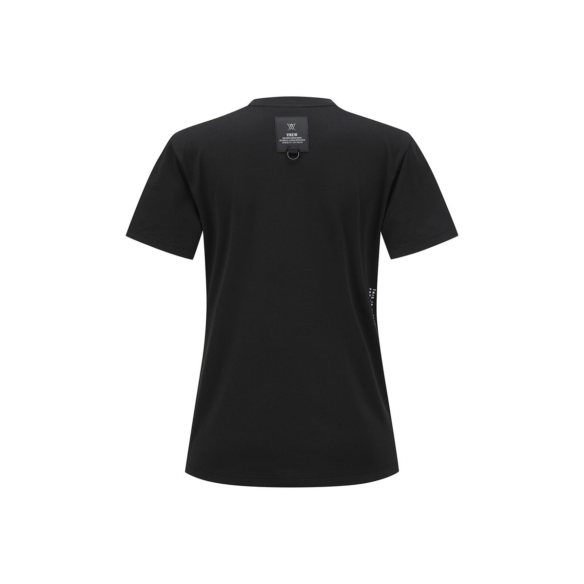 어뉴골프(ANEW GOLF) WOMEN SM ESSENTIAL ROUND SHORT T-SHIRT_BK