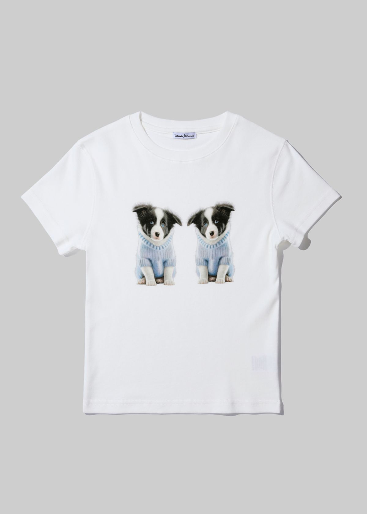 어텐즈(ATTENDS) Husky Dog Tee
