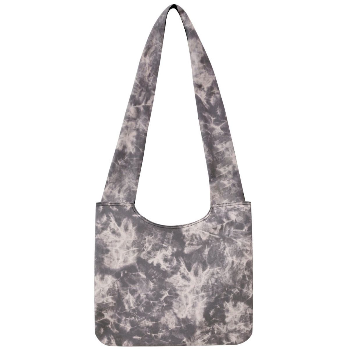 블랙 퍼플(BLACK PURPLE) 듀스  롱 핸들 백 Deux-Eyelet Long Handle Bag_Gray