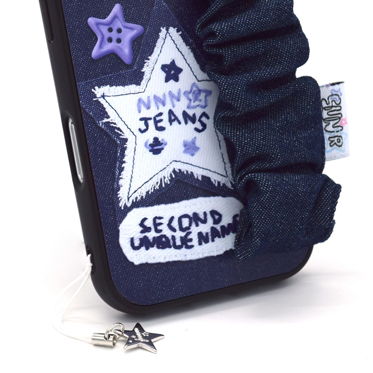 세컨드유니크네임(SECOND UNIQUE NAME) SUN CASE DENIM GOBULL BAND NAVY