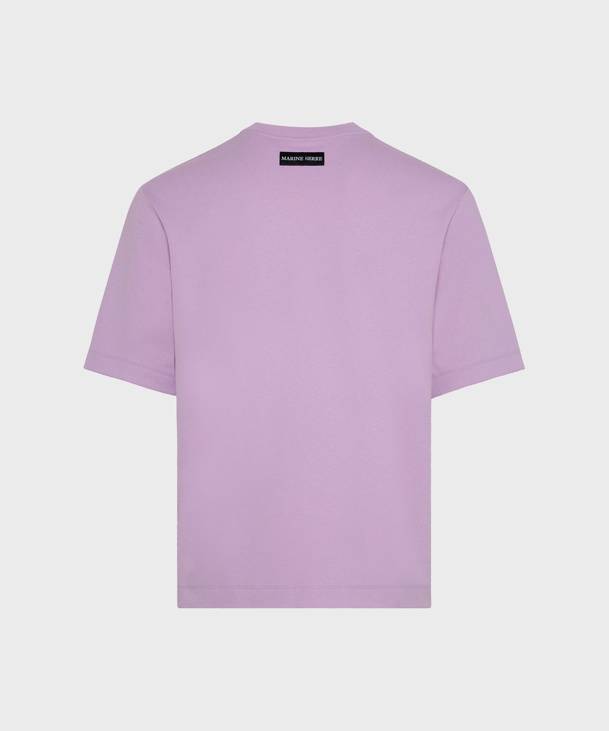 마린 세르(MARINE SERRE) (U) MS 스포츠 저지 루즈 핏 티셔츠 스위트 라일락 MS SPORT JERSEY LOOSE FIT T-SHIRT PK35 SWEET LILAC