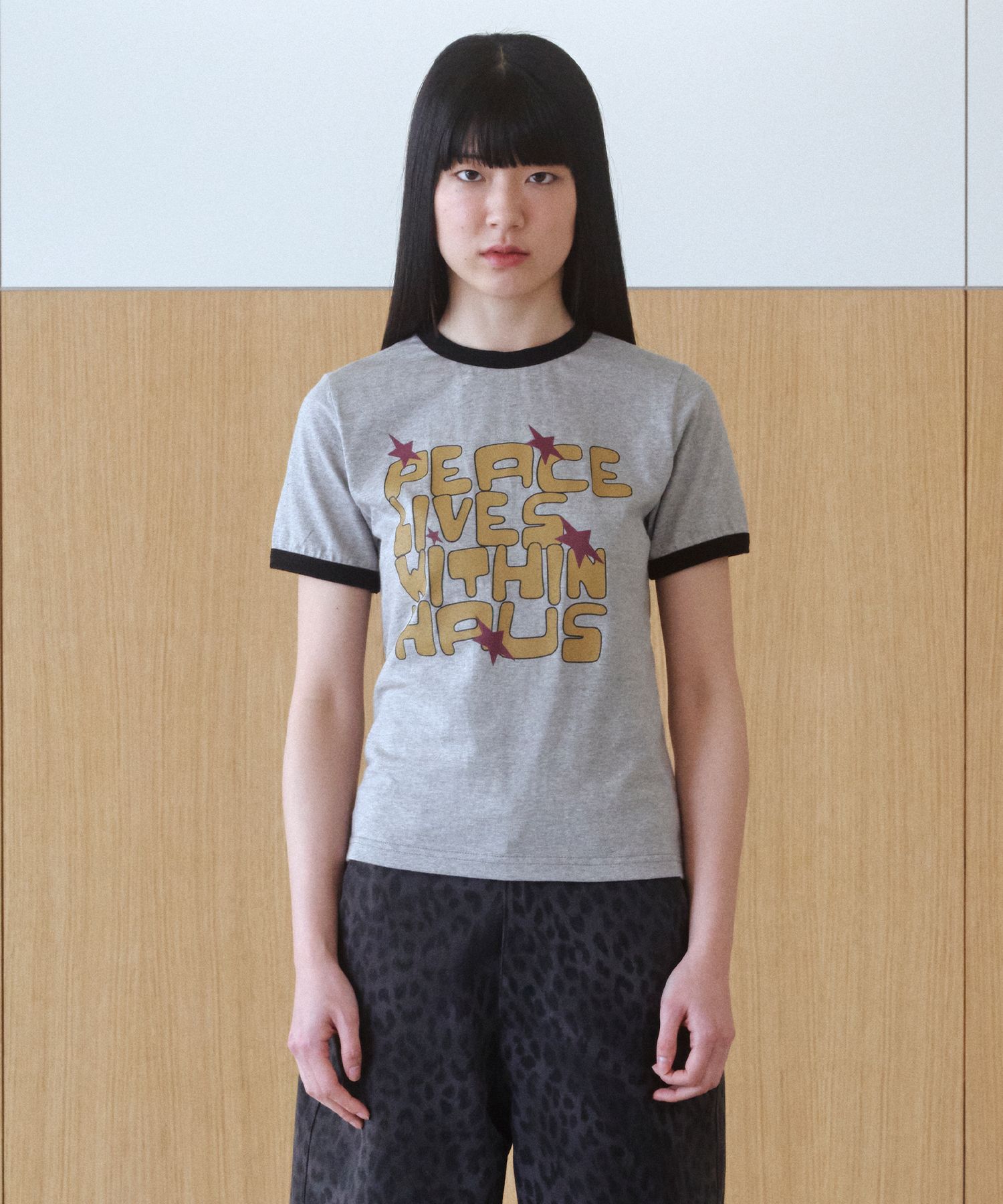 [BAUF] Peace Ringer T-Shirt /追跡付 MUSINSA公式 | BAUF Peace Ringer T-Shirt [Gray]