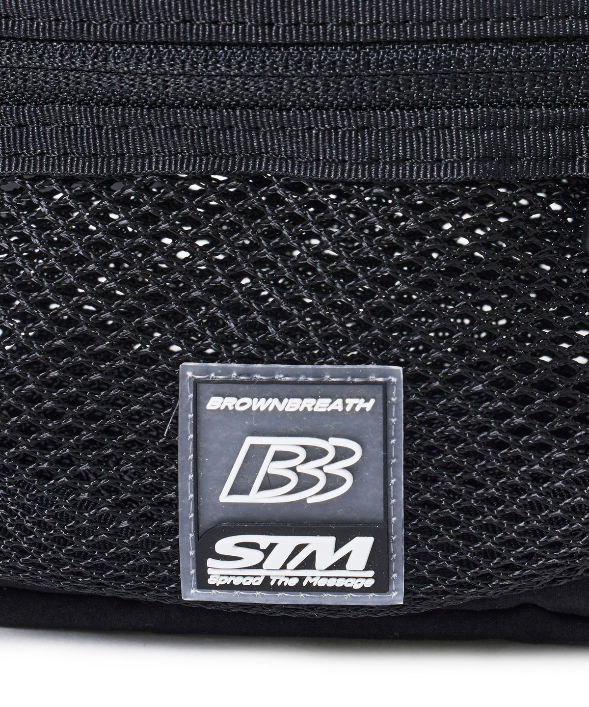 브라운브레스 키즈(BROWNBREATH KIDS) KIDS MESH MINI CROSS BAG - BLACK