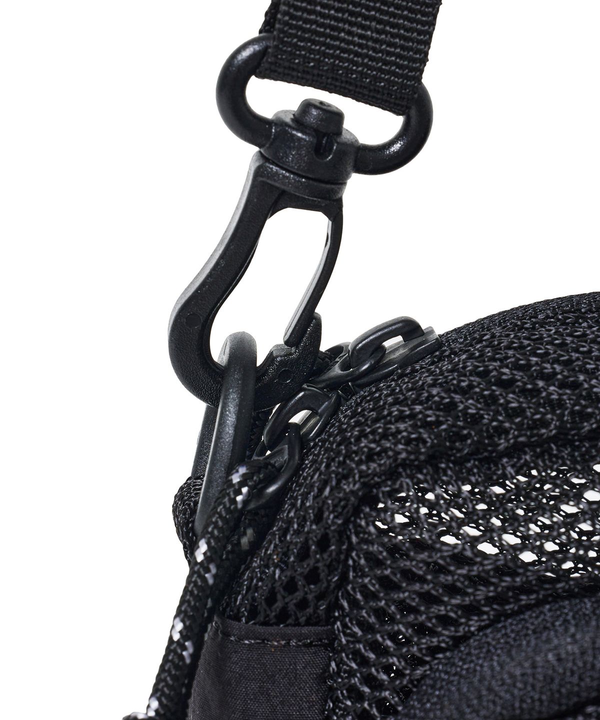 브라운브레스 키즈(BROWNBREATH KIDS) KIDS MESH MINI CROSS BAG - BLACK