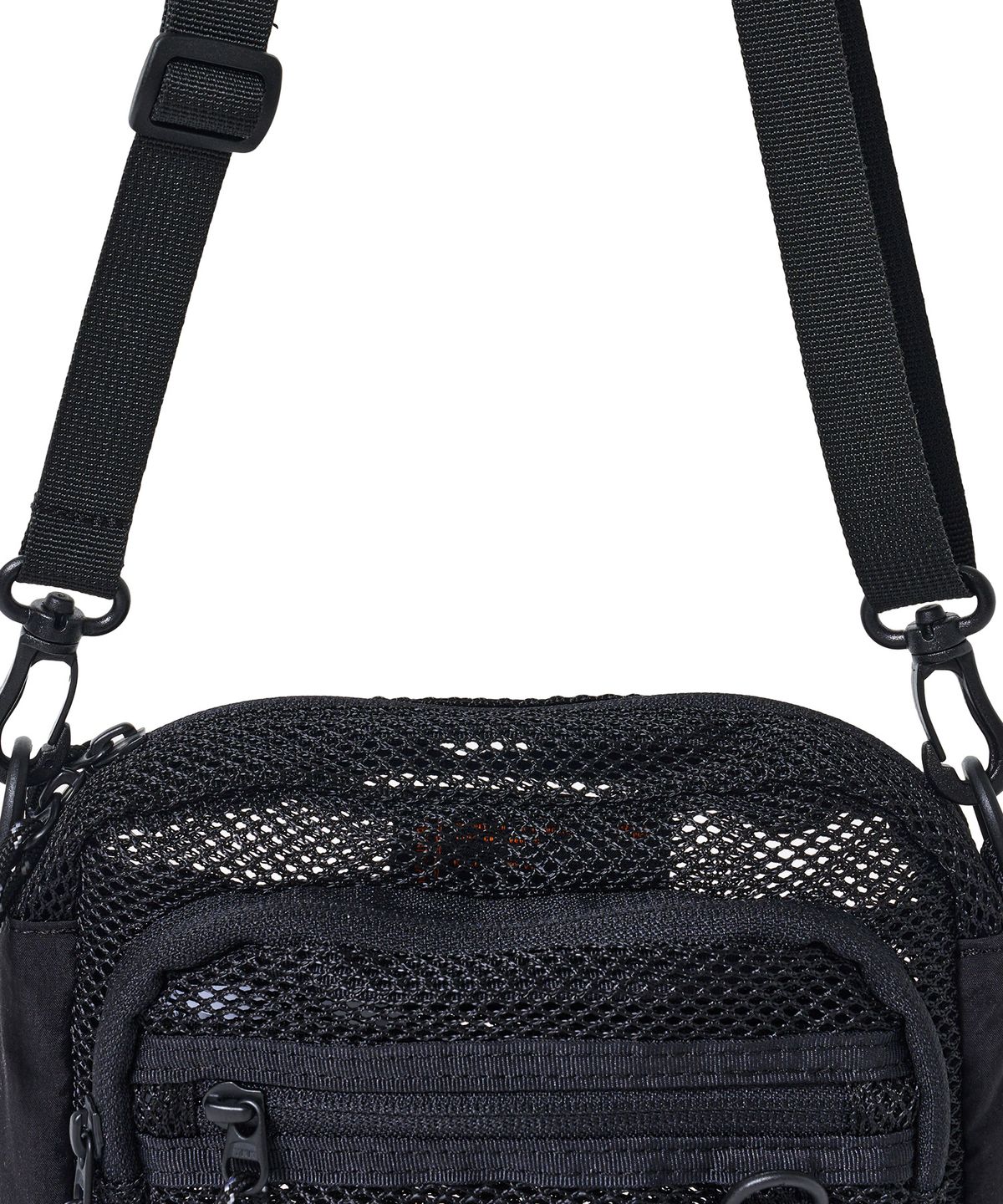브라운브레스 키즈(BROWNBREATH KIDS) KIDS MESH MINI CROSS BAG - BLACK