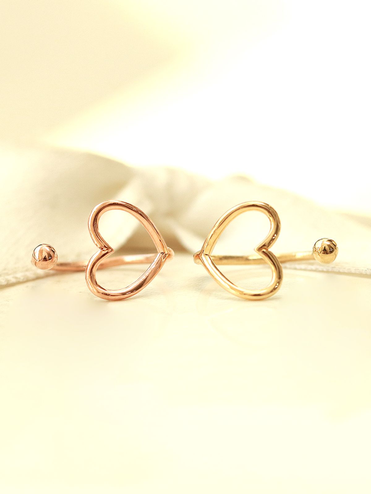 미니멀피어싱(MINIMALPIERCING) 14K 하트 포인트 이어커프 귀찌