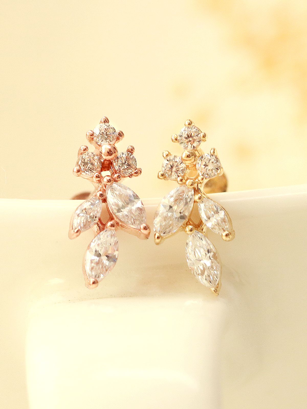 미니멀피어싱(MINIMALPIERCING) 14K 인터널 블링 커브 리프 라블렛 피어싱