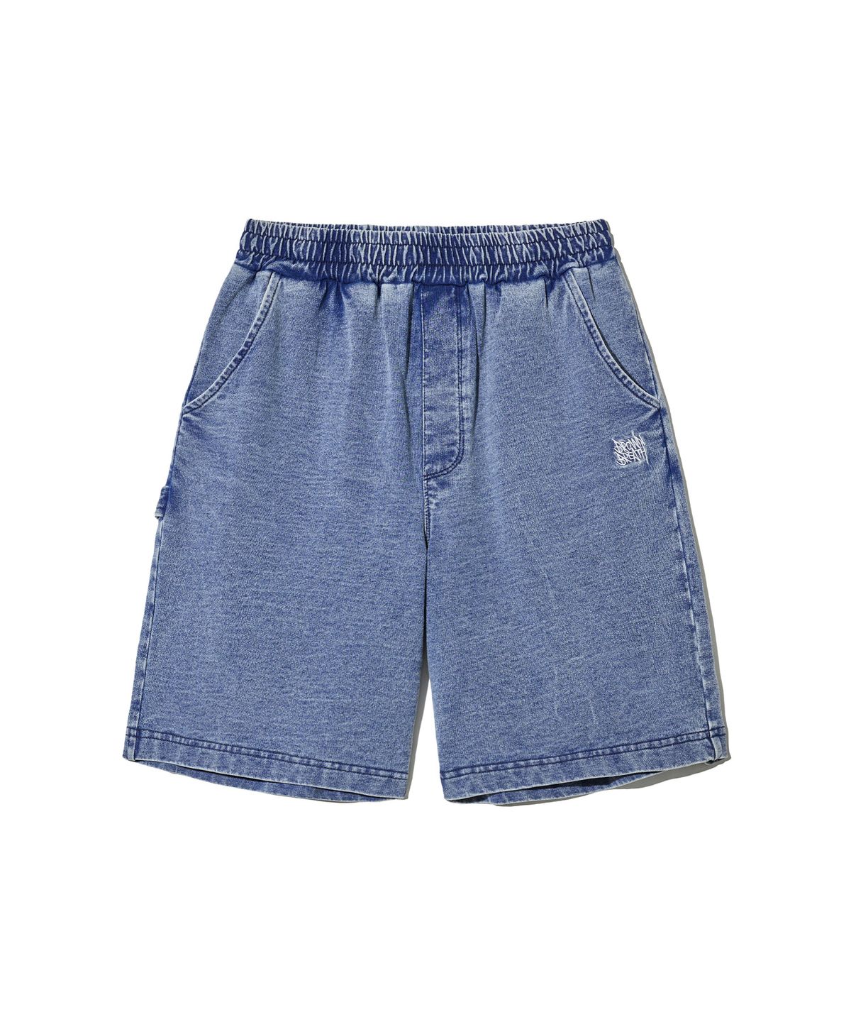 브라운브레스 키즈(BROWNBREATH KIDS) KIDS TAG DENIM SHORTS - BLUE