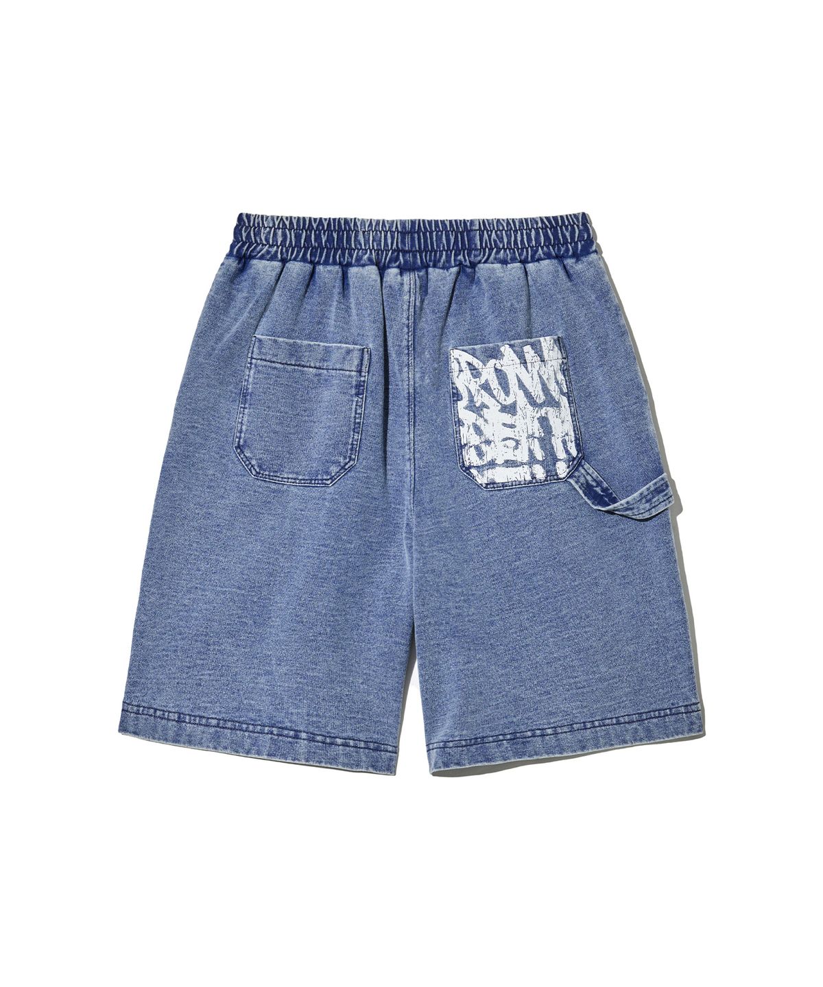 브라운브레스 키즈(BROWNBREATH KIDS) KIDS TAG DENIM SHORTS - BLUE