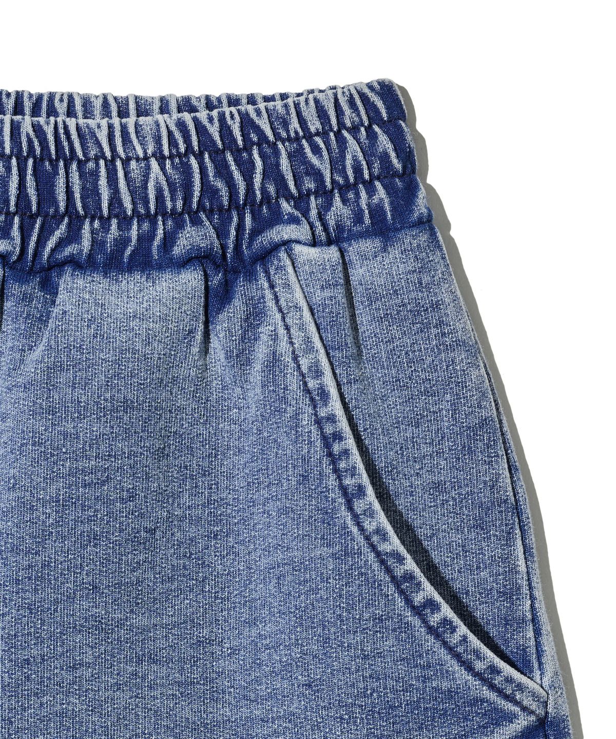 브라운브레스 키즈(BROWNBREATH KIDS) KIDS TAG DENIM SHORTS - BLUE