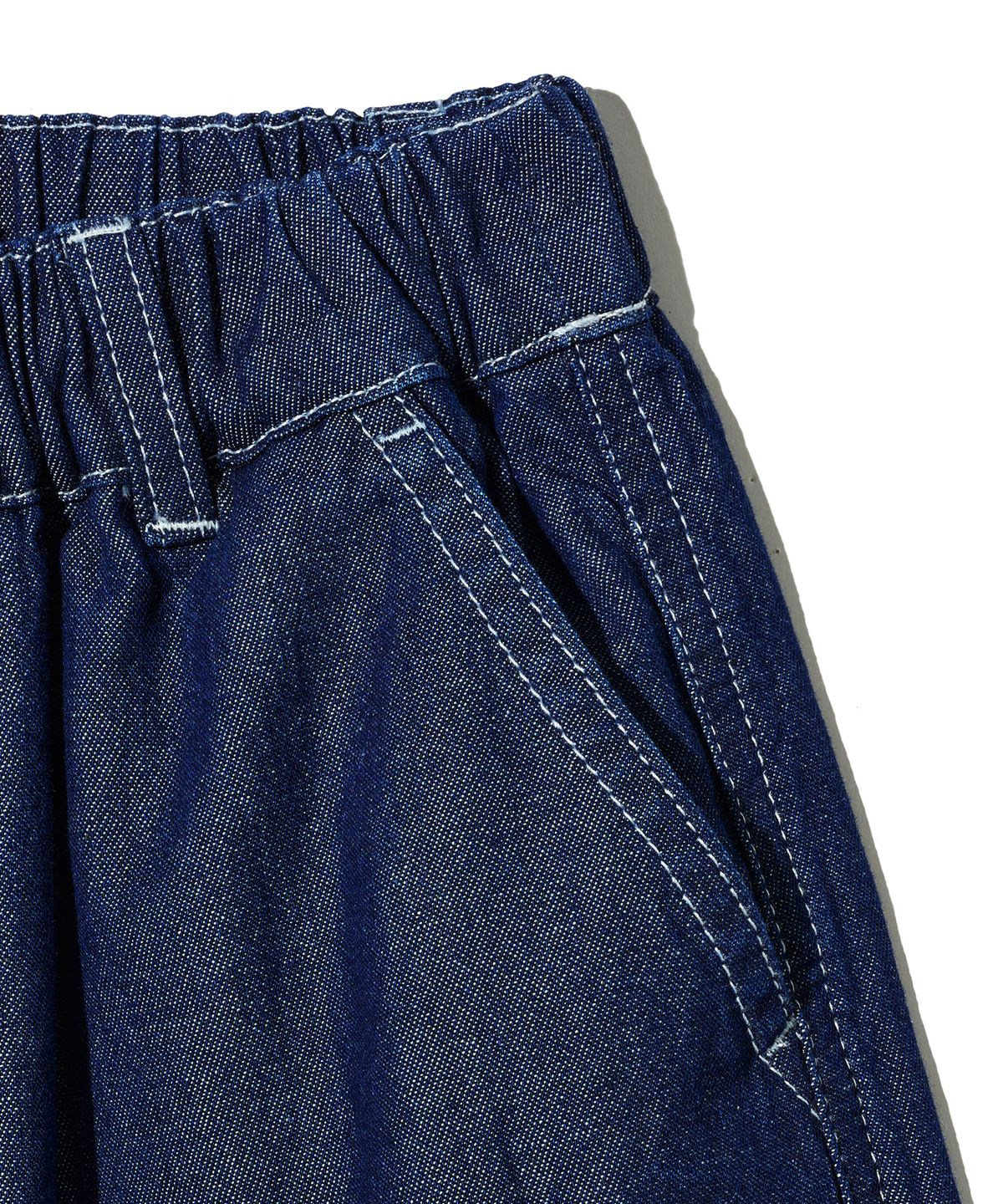브라운브레스 키즈(BROWNBREATH KIDS) KIDS SUMMER DENIM SHORTS - DARK INDIGO